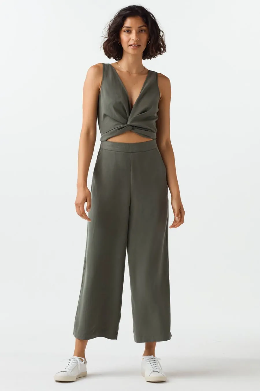 The Two Piece Apron Jumpsuit