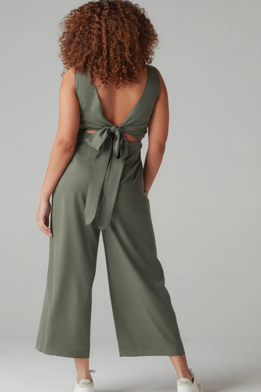 The Two Piece Apron Jumpsuit