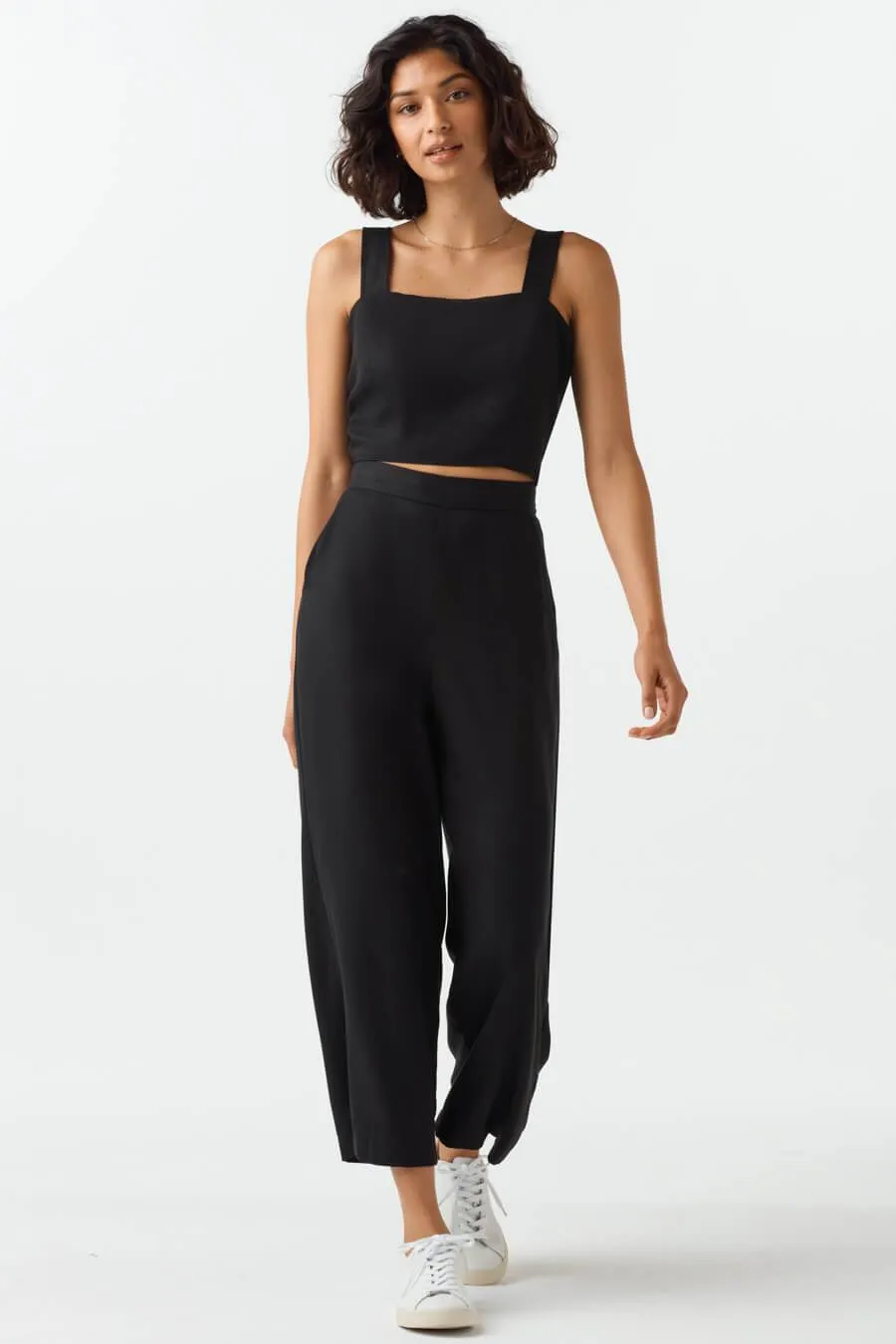 The Two Piece Apron Jumpsuit