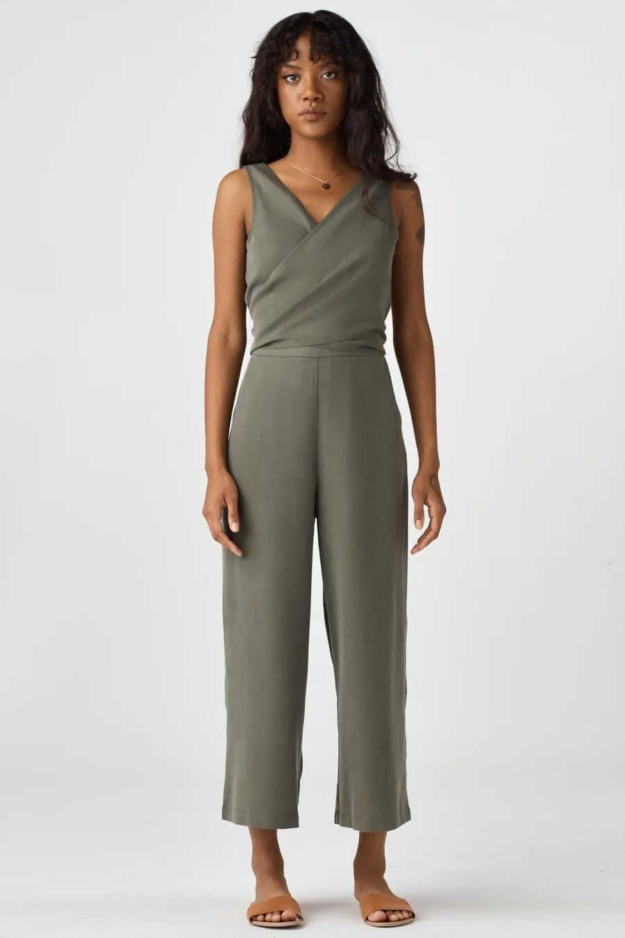 The Two Piece Apron Jumpsuit