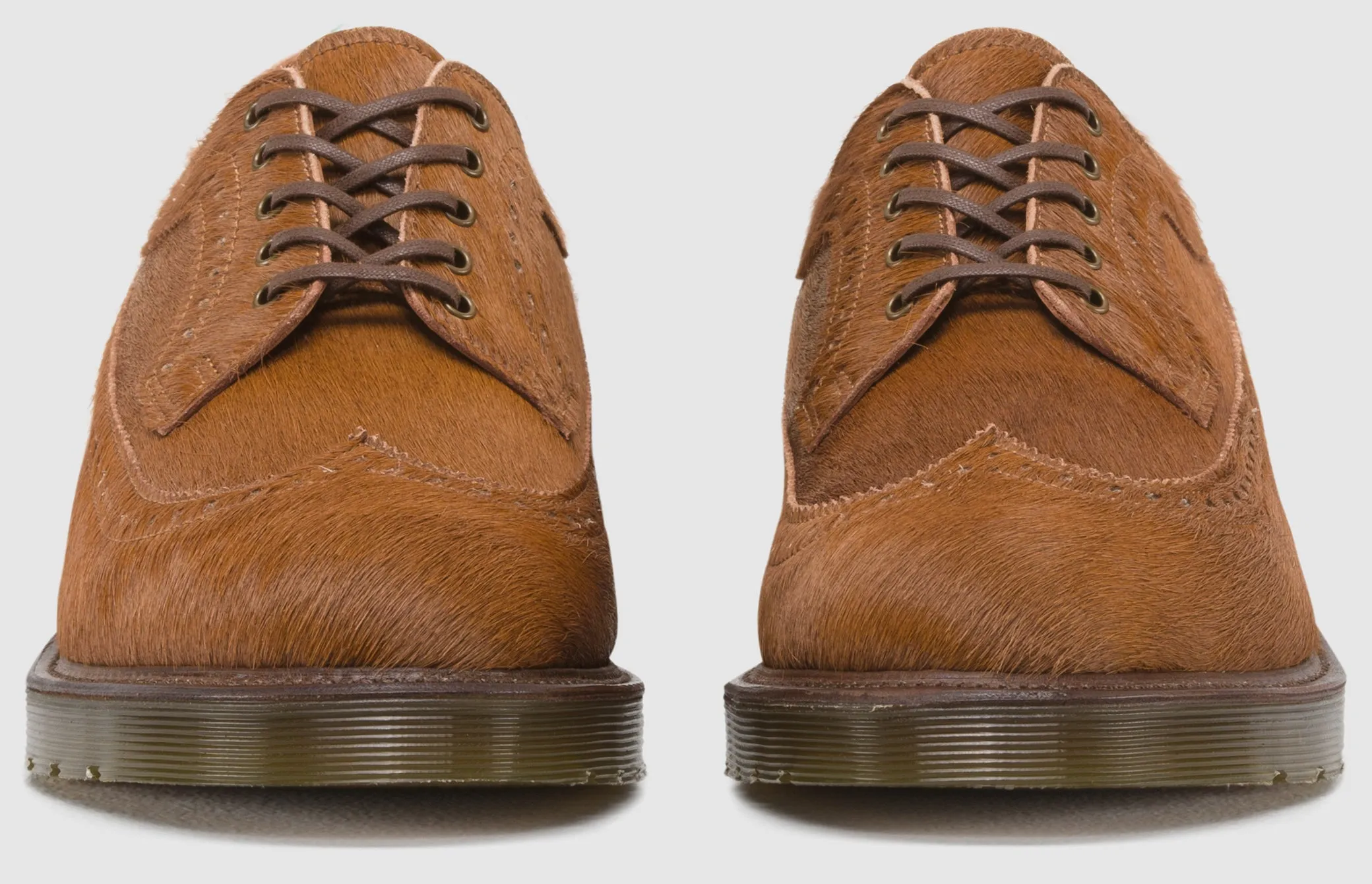 THOBY BROWN ITALIAN HAIR ON OXFORD MIE