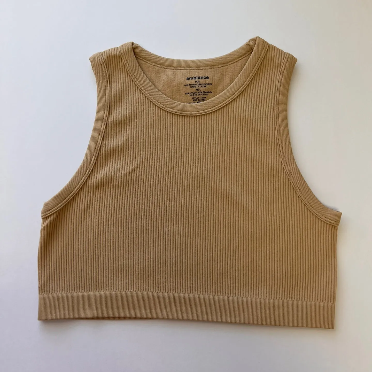 Women's Crop Ribbed Top